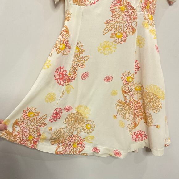 Free People Hawaii Mini Dress Floral Size XS - Picture 3 of 9